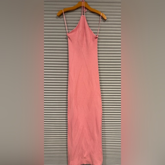 Free People Beach Pink Kristy Sweater Midi Dress (Size S) - Picture 2 of 6